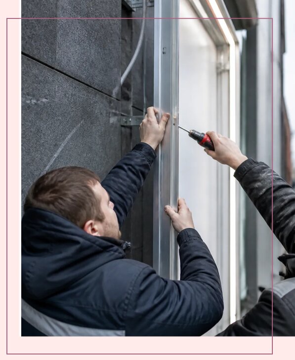 Изготовление и монтаж фреймлайтов для рекламы в Переславле-Залесском