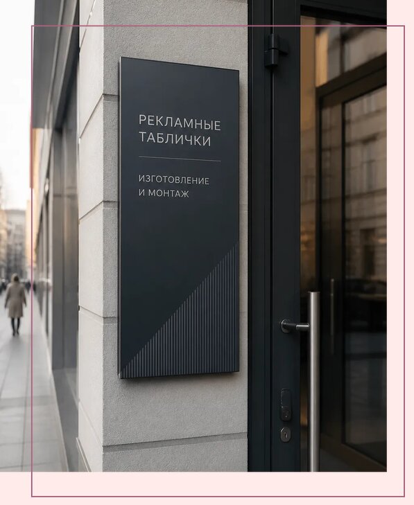 Рекламные таблички в Переславле-Залесском по цене от 4671 р. | Аванза-Прс