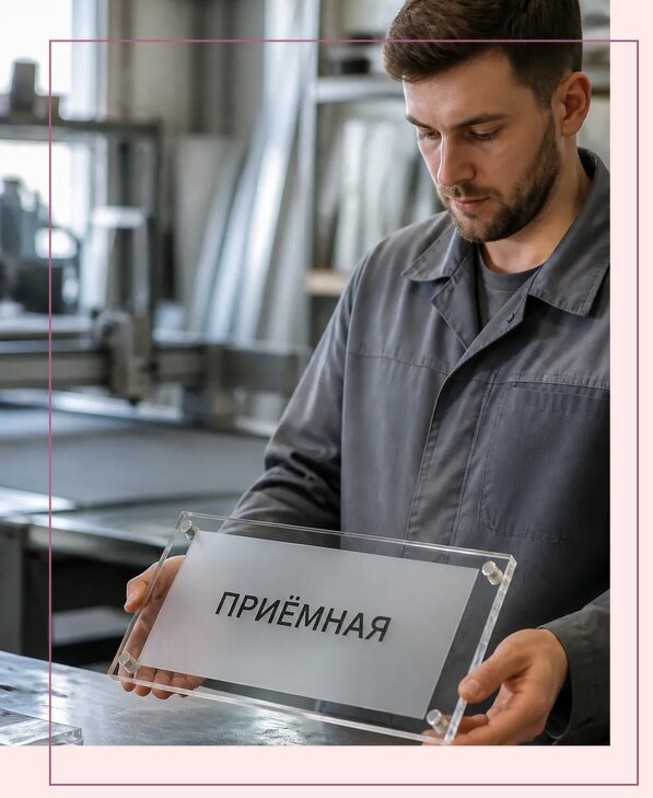 Таблички из оргстекла на заказ в Переславле-Залесском от 4048 р. | Аванза-Прс